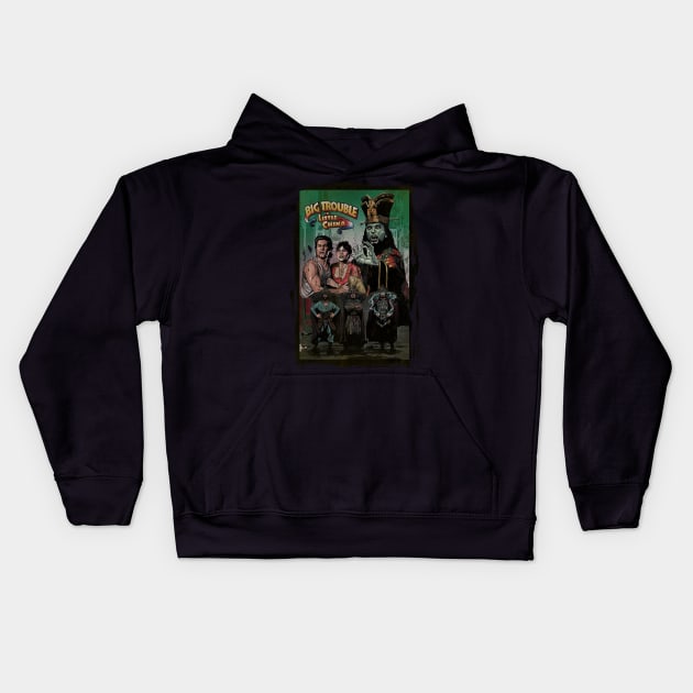 Big Trouble in Little China//Movie Fanart Cover Kids Hoodie by CreatenewARTees